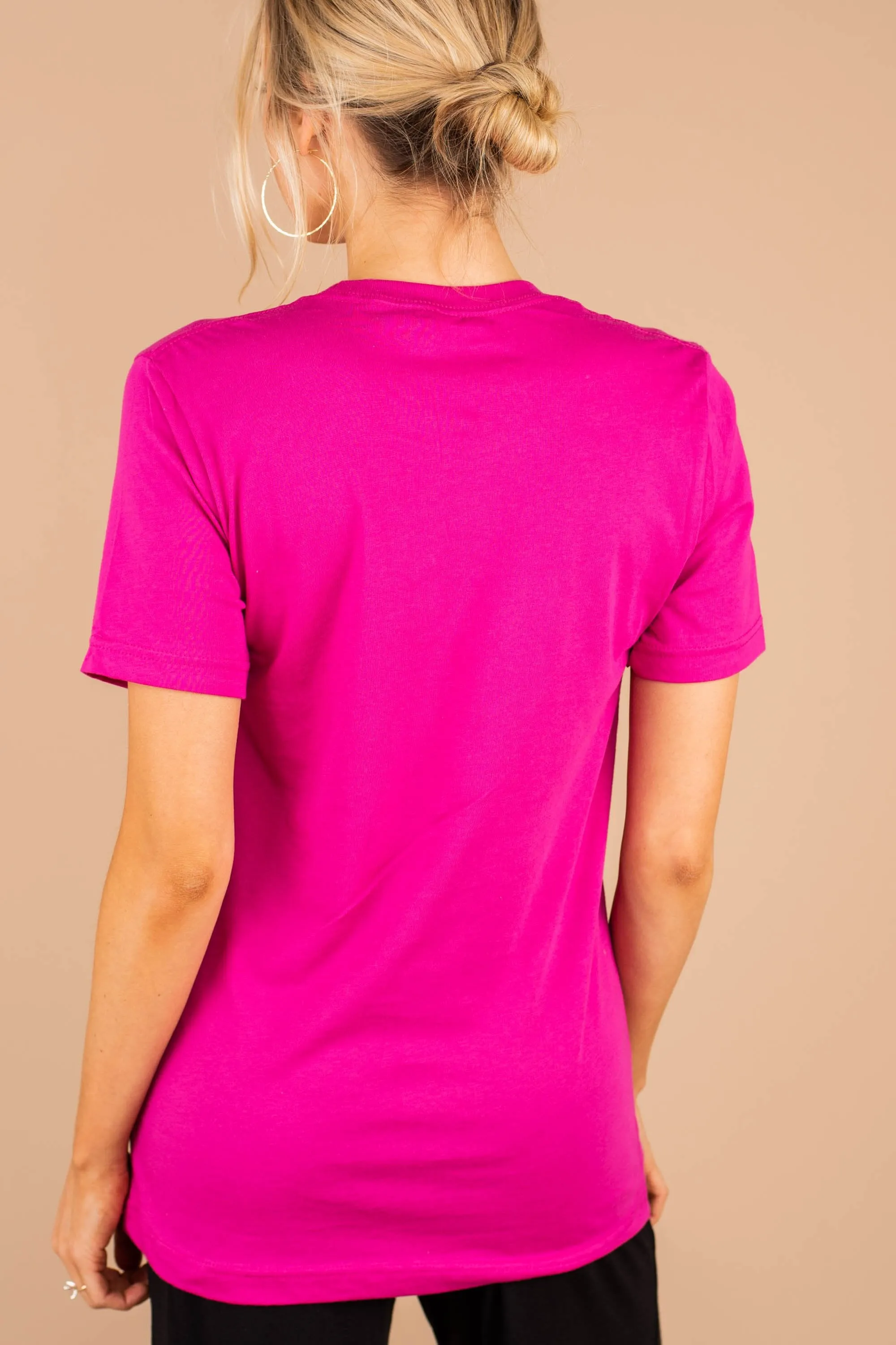 What I Like Berry Pink Graphic Tee