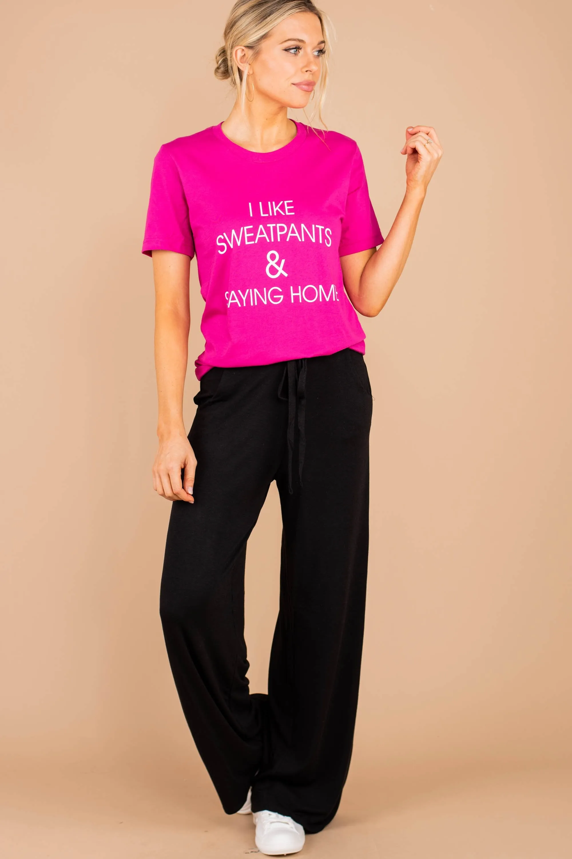 What I Like Berry Pink Graphic Tee