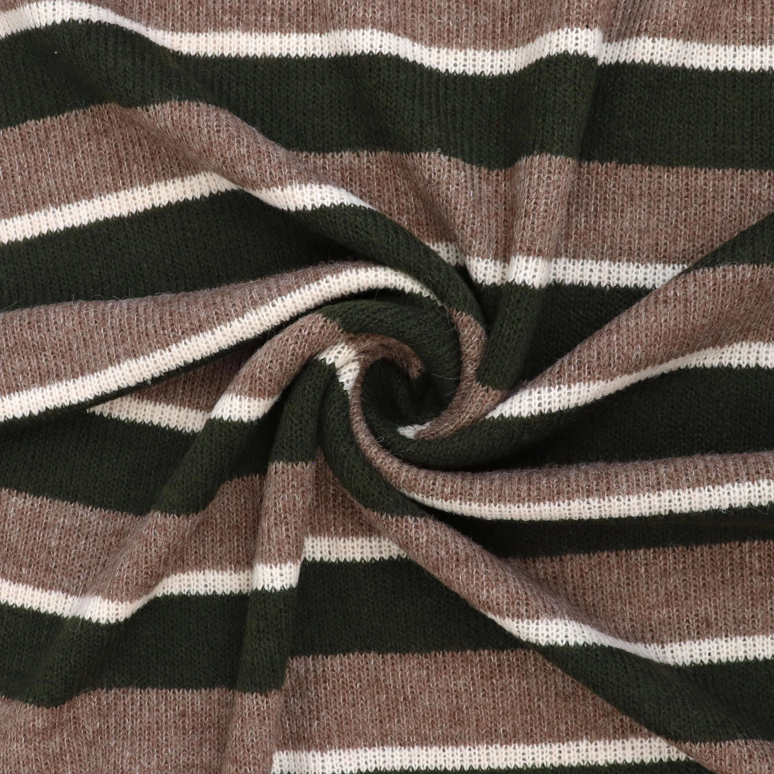 Yarn Dyed Knit - Green Stripe