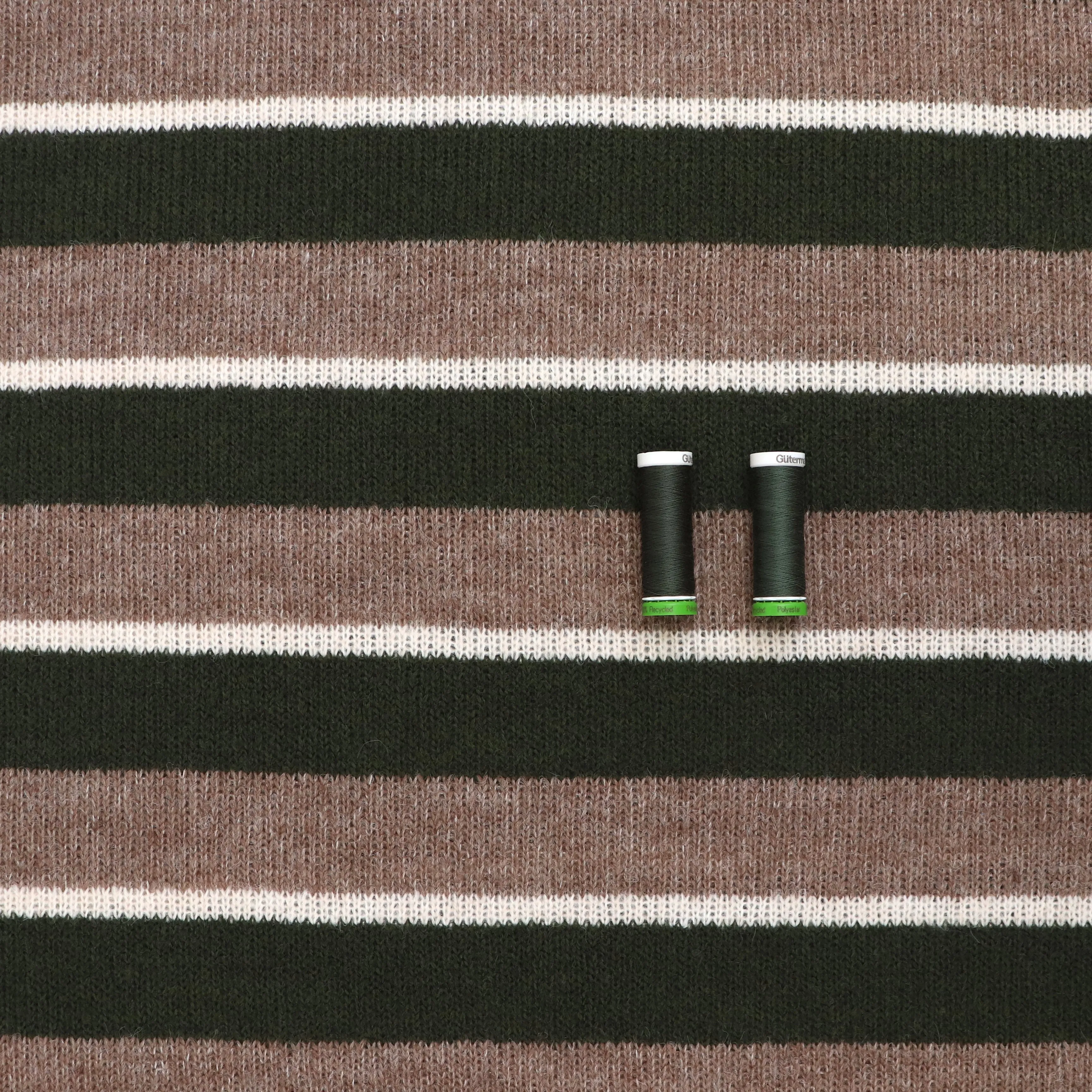 Yarn Dyed Knit - Green Stripe